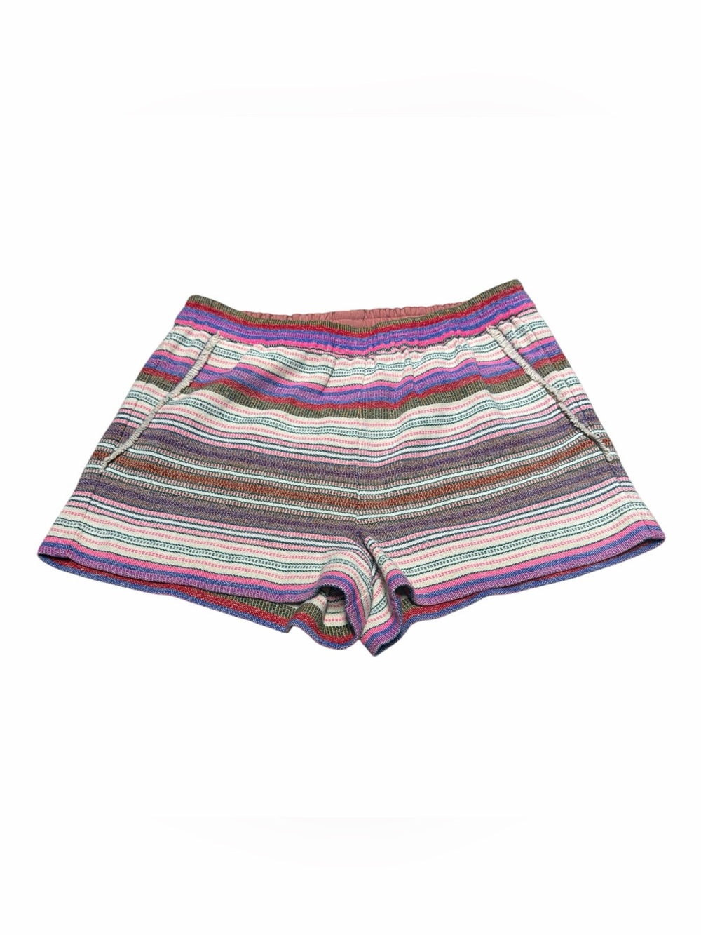 Corey Lynn Carter Anthropologie Multicolor Striped Shorts Size XS